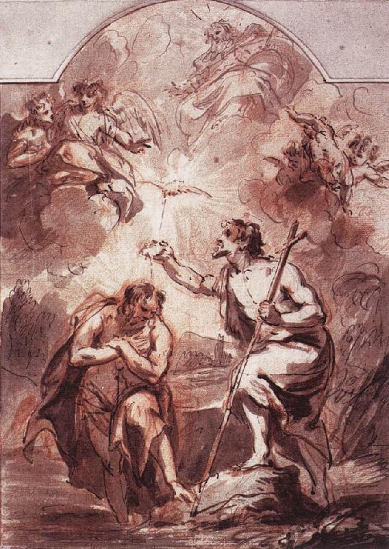 WIT, Jacob de Baptism of Christ in the Jordan oil painting image